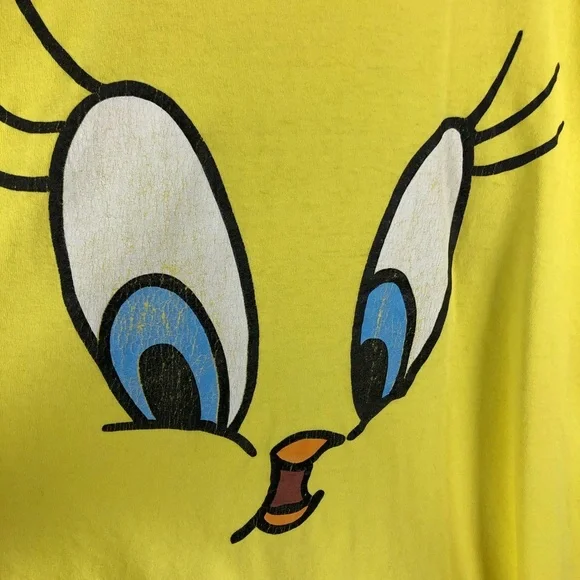 Vintage 1995 tweety bird XXL six flags t shirt 687 - Picture 2 of 12